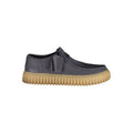 Blue Leather Men's Classic Shoe