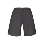 Black Polyester Men's Swimwear