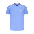 Azzurro Cotton Uomo T-Shirt