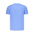 Azzurro Cotton Uomo T-Shirt