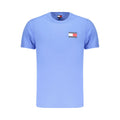 Blue Cotton Men's T-Shirt