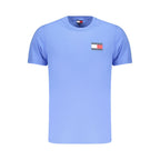 Blue Cotton Men's T-Shirt