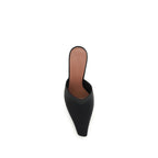 Black Silk Sandals