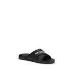 Black Rubber Slippers