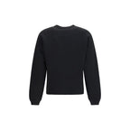 Black Cotton Sweatshirt
