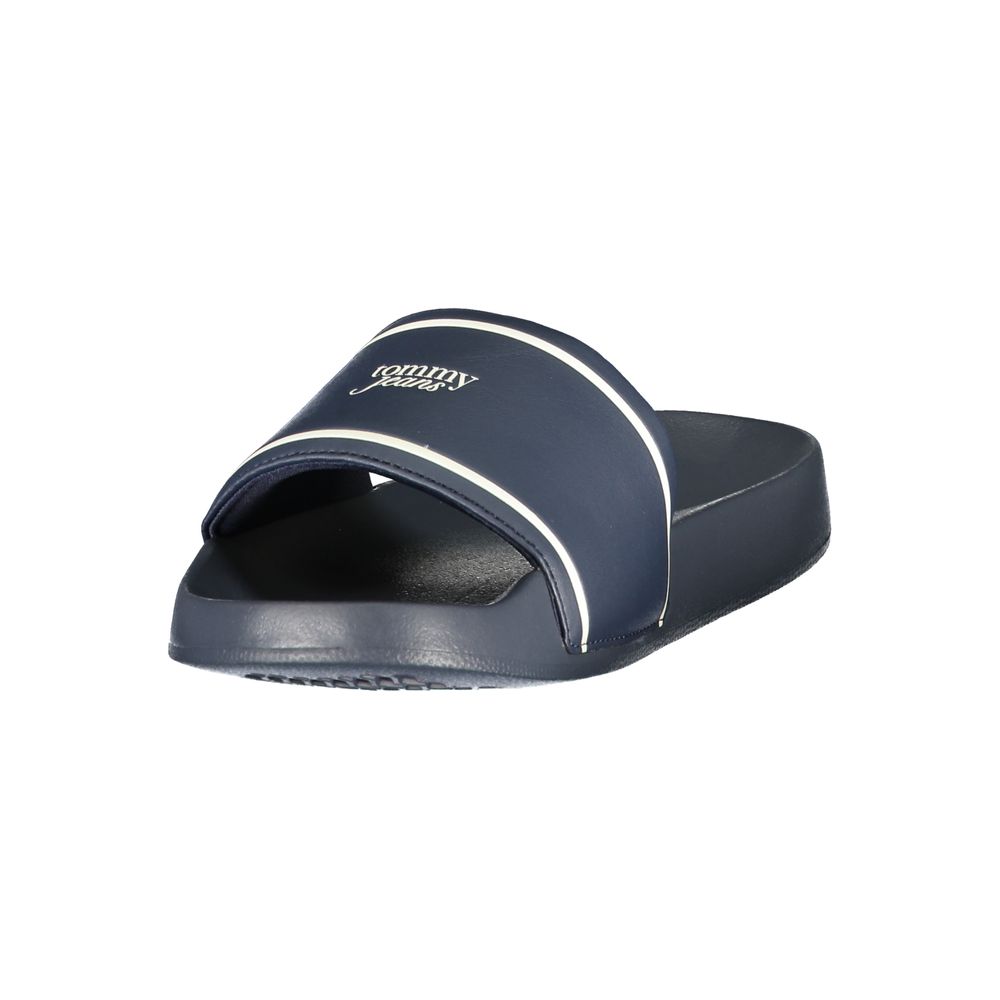 Blauer Damenpantoffel aus Polyurethan