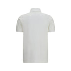 White Cotton Polo Shirt
