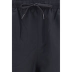 Black Recycled Polyester Short And Mini Shorts