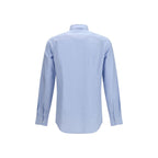 Blue Cotton Dress Shirt