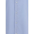 Blue Cotton Dress Shirt