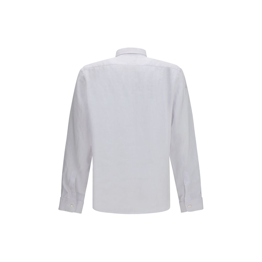 White Linen Dress Shirt