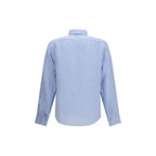 Blue Linen Dress Shirt