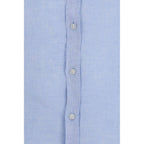 Blue Linen Dress Shirt