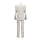Gray Linen Two-Piece Suit