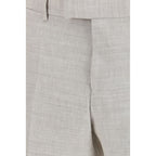 Gray Linen Two-Piece Suit