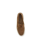 Brown Calf Leather Bos Taurus Slip-On Loafers
