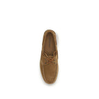 Brown Calf Leather Bos Taurus Slip-On Loafers
