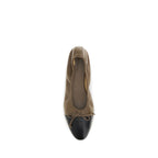 Brown Calf Leather Bos Taurus Ballet Flats