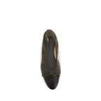 Bicolor Calf Leather Bos Taurus Ballet Flats