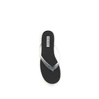 Black Rubber Flip-Flop Sandals