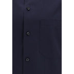 Umit Benan Blue Cotton Shirt