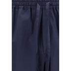 Umit Benan Blue Cotton Casual Pants