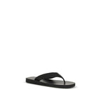 Senso Black Rubber Flip-Flop Sandals