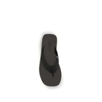 Senso Black Rubber Flip-Flop Sandals