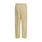 Umit Benan Bicolor Silk Pants