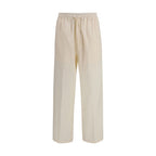 Umit Benan Beige Cotton Casual Pants