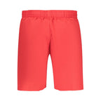 Rosso Polyester Mens Boxer