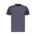 Blue Cotton Men's T-Shirt
