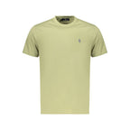 Green Cotton Men's T-Shirt