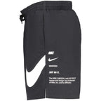 Black Polyester Mens Swimwear Shorts