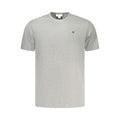 T-shirt da uomo in cotone grigio