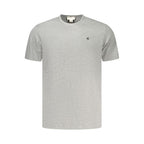 T-shirt da uomo in cotone grigio
