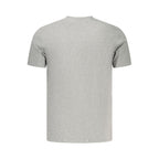 T-shirt da uomo in cotone grigio