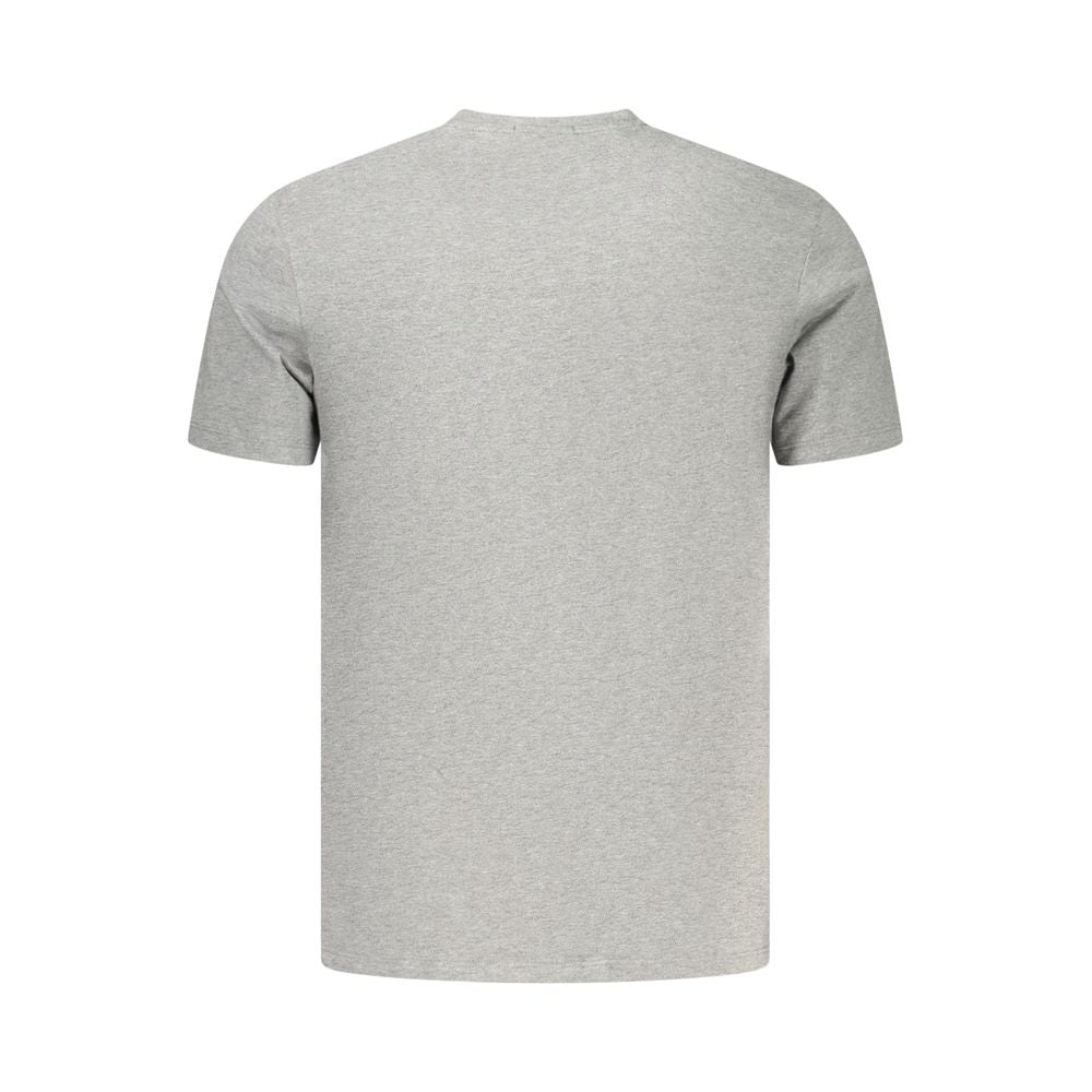 T-shirt da uomo in cotone grigio