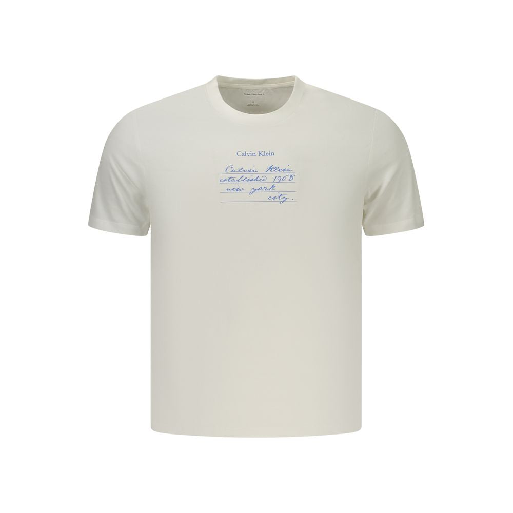Weißes Baumwoll-Herren-T-Shirt