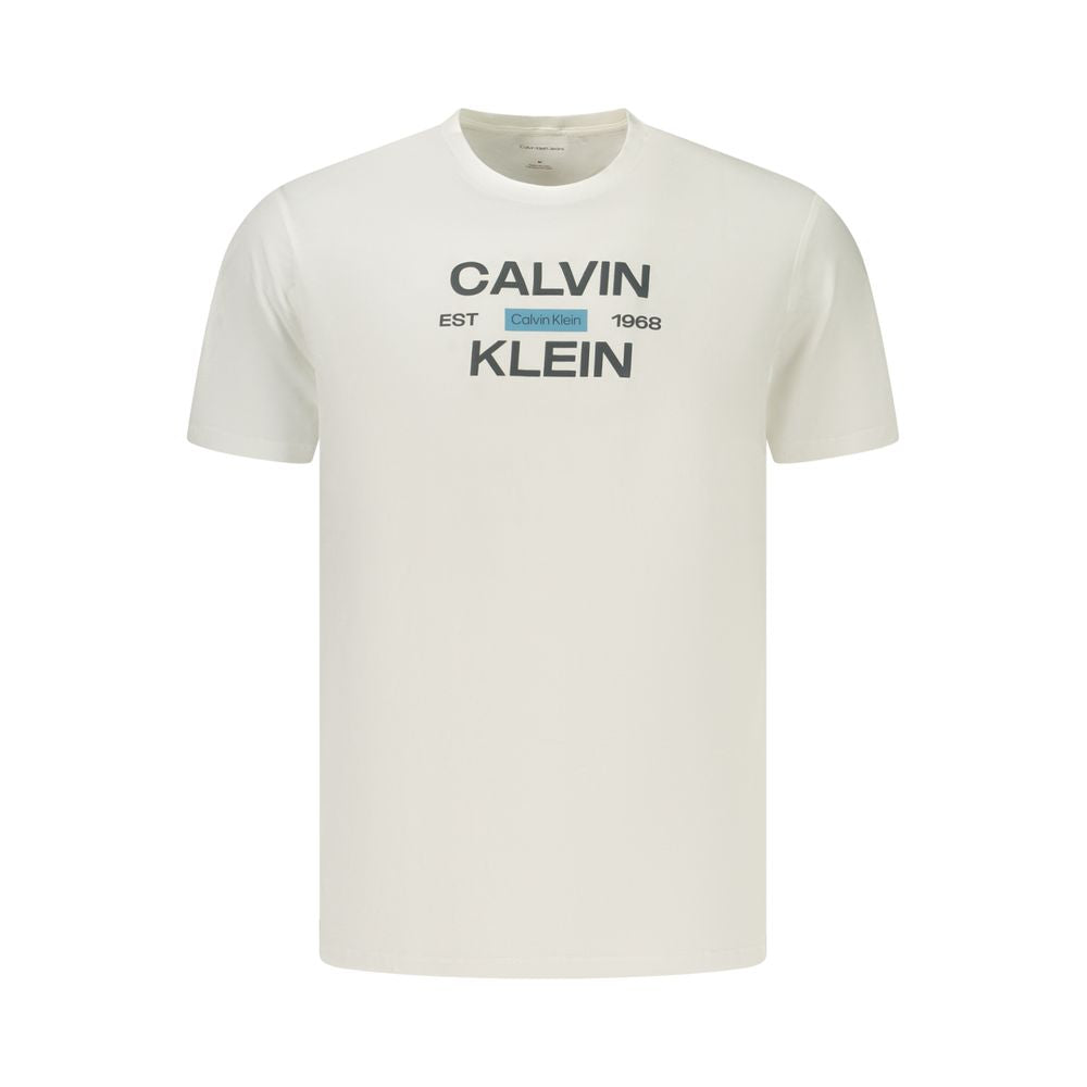 Weißes Baumwoll-T-Shirt für Herren