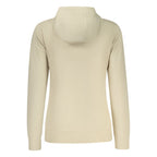 Beiges Damen-Sweatshirt aus Baumwolle