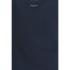 Brunello Cucinelli Blue Cotton Tank Tops