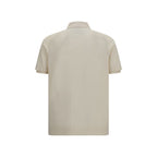 Beige Cotton Polo Shirt