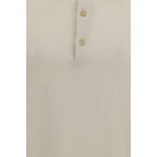 Beige Cotton Polo Shirt