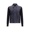 Blue Calf Leather Bos Taurus Leather Jacket