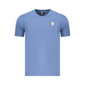 Blue Cotton Men's T-Shirt