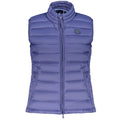 Blue Polyester Women Jacket