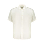 White Linen Men's Shirt