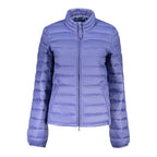Blue Polyester Women's Jacket