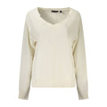 White Cotton Women's Sweatshirt